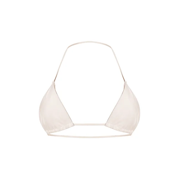 Blanc Haut De Bikini Triangle Blanc À Mélanger Et Assortir