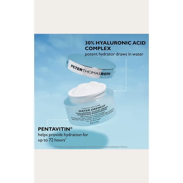 Blanc Kit De Voyage 7 Pièces Hydra-besties Water Drench De Peter Thomas Roth (valeur 67 £)