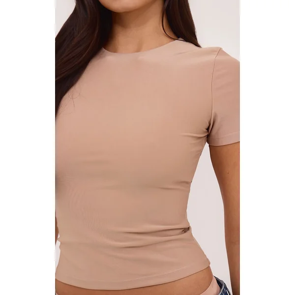 Blanc Os T-shirt Long En Polyamide