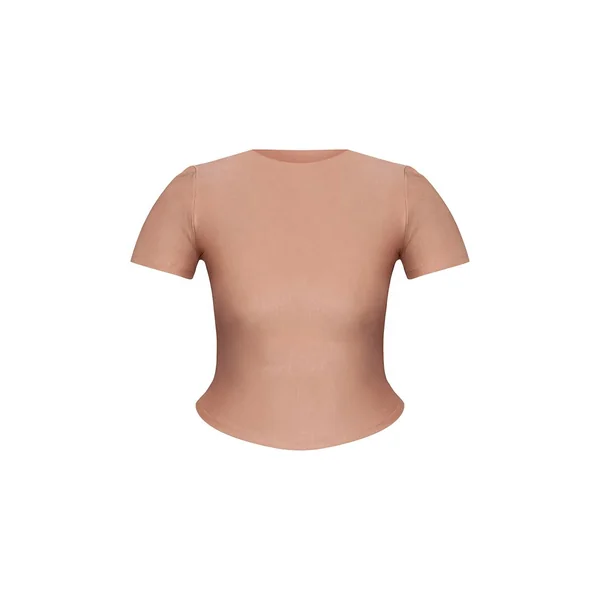 Blanc Os T-shirt Long En Polyamide