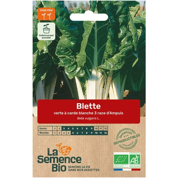 Blette Cardes en mélange semence 2,6g