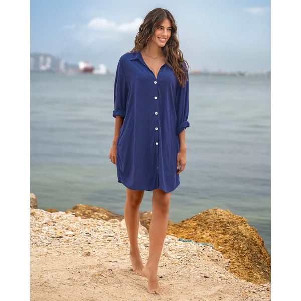 Blouse à manches longues multifonctionnelle