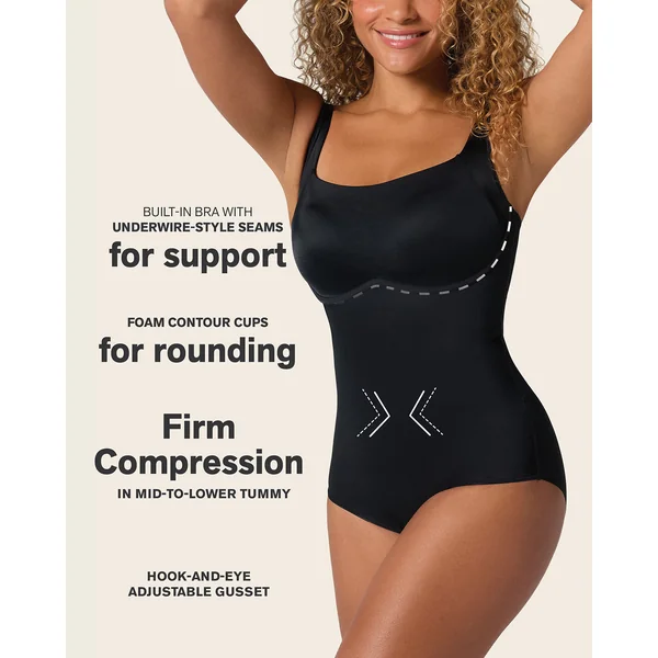 Body gainant le ventre avec soutien-gorge intégré