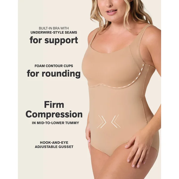 Body gainant le ventre avec soutien-gorge intégré