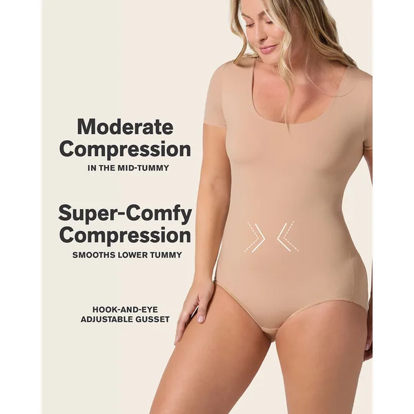 Body gainant à manches courtes
