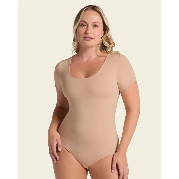 Body gainant à manches courtes