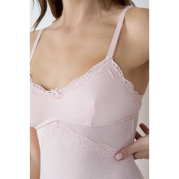 Body post-mastectomie coton et dentelle