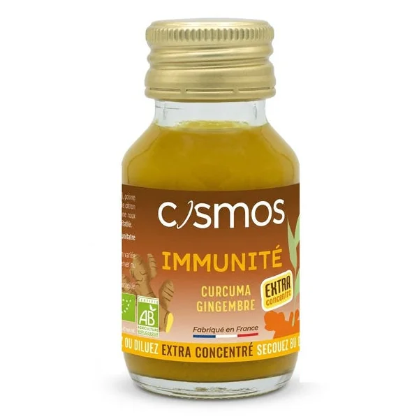 Boisson immunité curcuma gingembre 52ml
