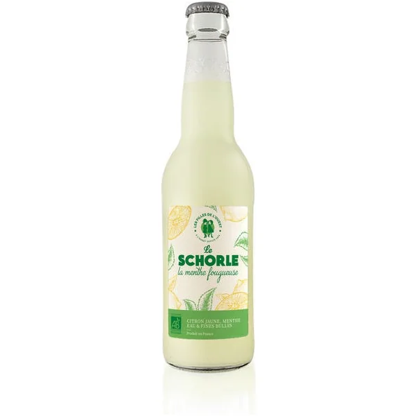 Boisson pétillante citron menthe 33cl