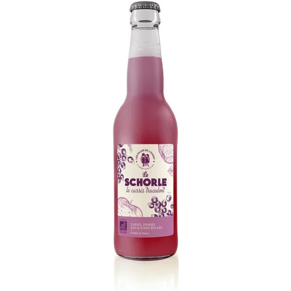 Boisson pétillante pomme cassis 33cl