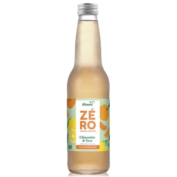 Boisson pétillante Zéro Sucres Ajoutés clémentine yuzu 33cl