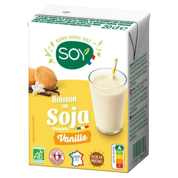 Boisson soja vanille 20cl