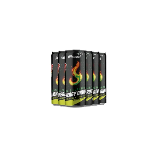 Boisson énergisante bio - Clémentine et citron vert - Lot de 6x25cl