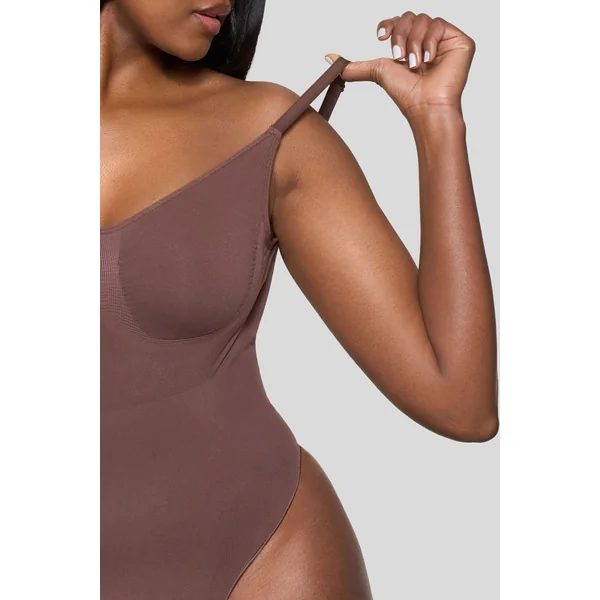 BOOMBA | Body string marron sculptant de la collection Smoothing Series