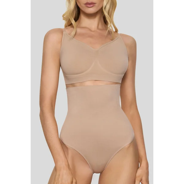 BOOMBA | Gaine Taille Haute de la Série Sculptante Beige