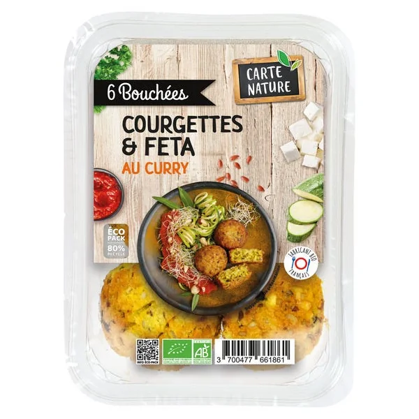 Bouchée riz courgette fêta (6) 180g