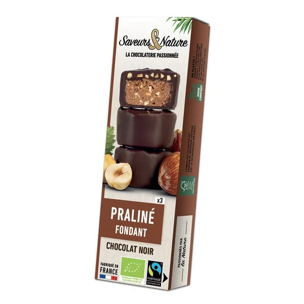 Bouchée rocher chocolat noir (3) 45g