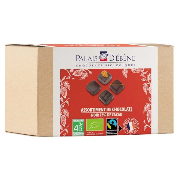 Bouchées assort chocolat noir (18) 180g