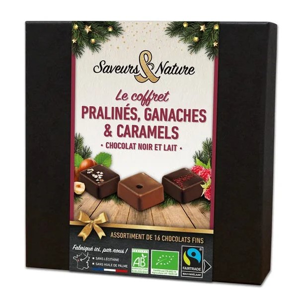 Bouchées assort chocolat noir lait (16) 125g