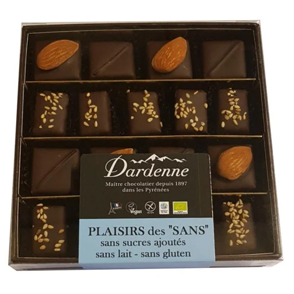 Bouchées chocolat noir plaisir des sans 170g
