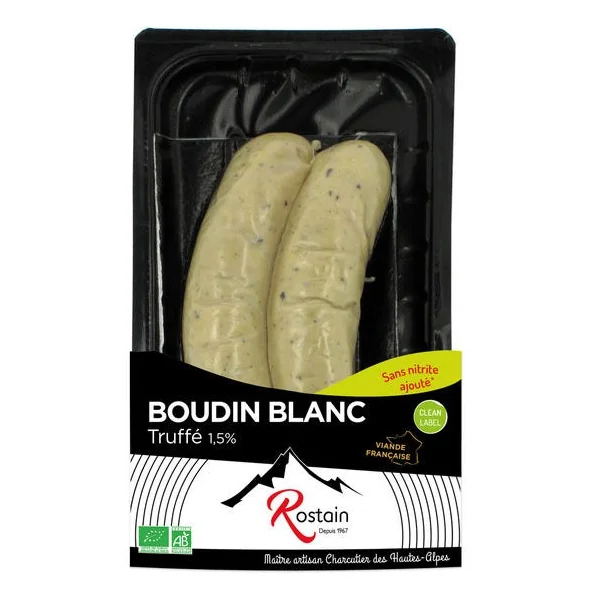 Boudin blanc truffes 2% (2) 200g