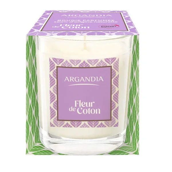 Bougie fleur de coton 75g