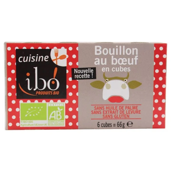 Bouillon au boeuf en cubes (6) 66g