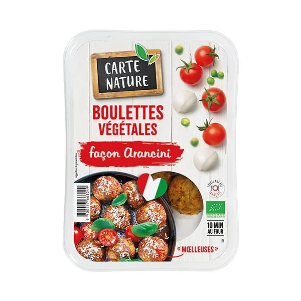 Boulettes végétales façon arancini (10) 180g