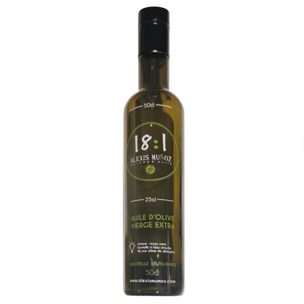 Bouteille en verre pour huile d'olive - 50cL