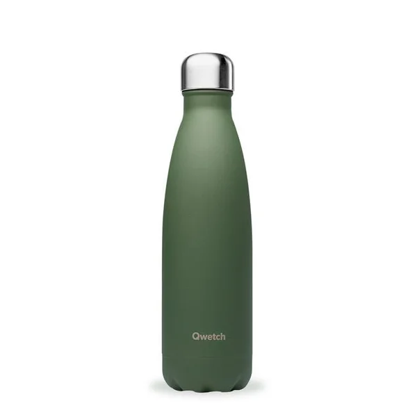 Bouteille inox iso Granite kaki 500ml