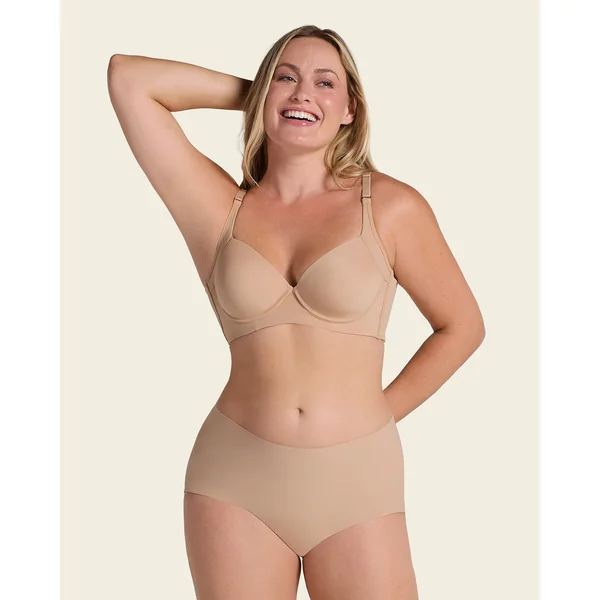 Boxer taille haute effet invisible