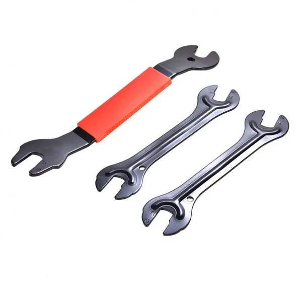 Boîte à Outil de Réparation pour Vélo 44 Pièces Coffret d'Outils Professionnel en Acier au Carbone et PE, 32x6,5x26cm