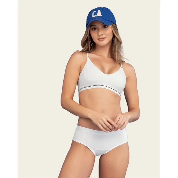 Bralette en coton ultra confortable à bretelles réglables