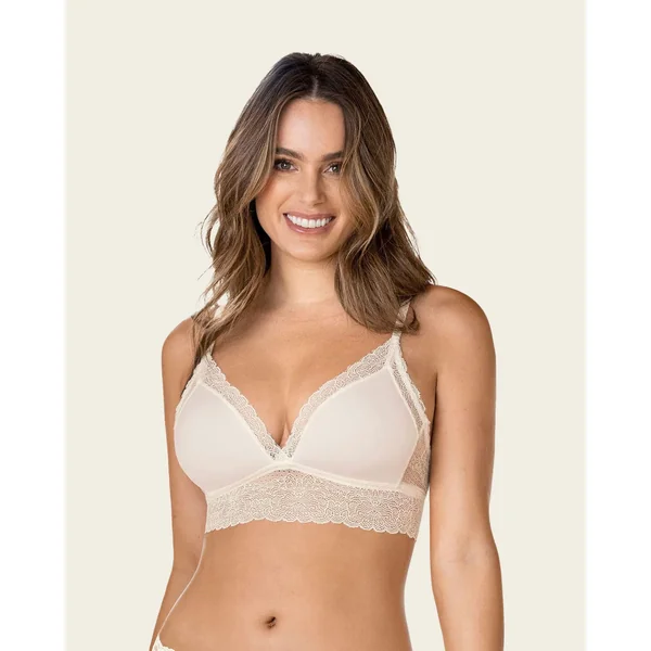 Bralette en dentelle sexy et naturelle