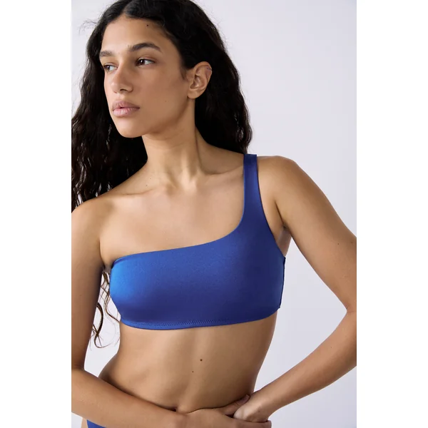 Brassière asymétrique haut de maillot de bain