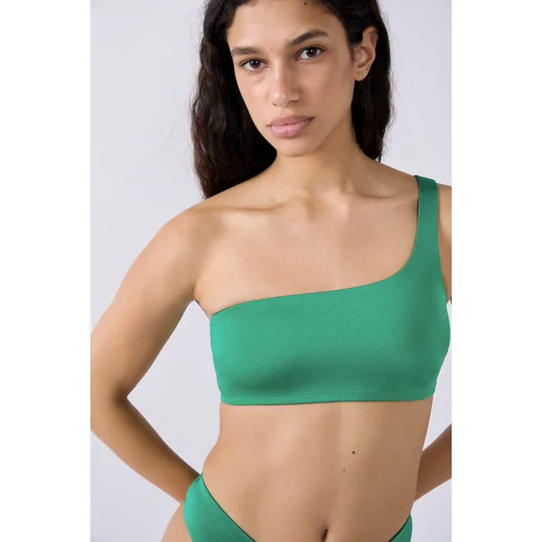 Brassière asymétrique haut de maillot de bain