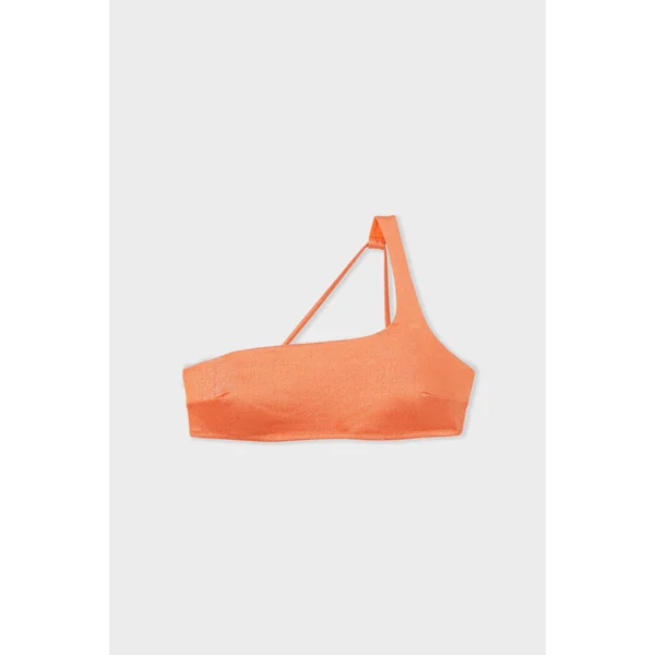 Brassière asymétrique haut de maillot de bain