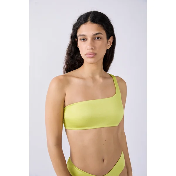 Brassière asymétrique haut de maillot de bain