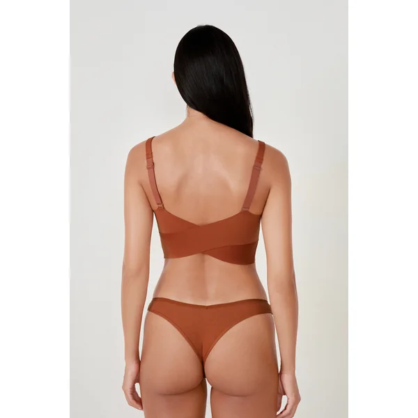 Brassière sans armatures cache coeur