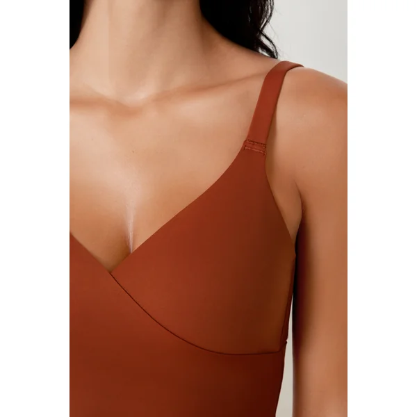 Brassière sans armatures cache coeur