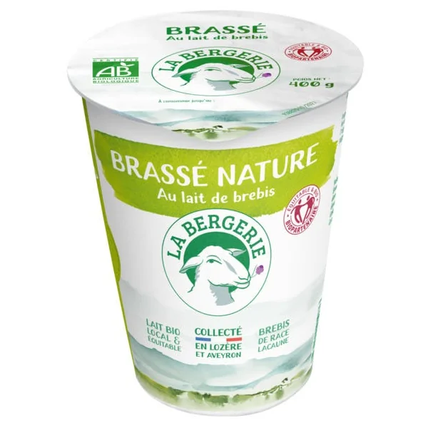 Brebis brassé nature entier 400g