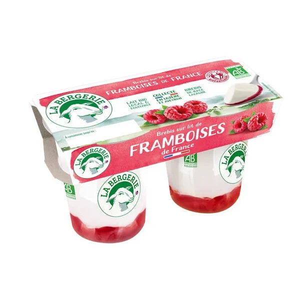 Brebis sur lit de framboise 2x125g