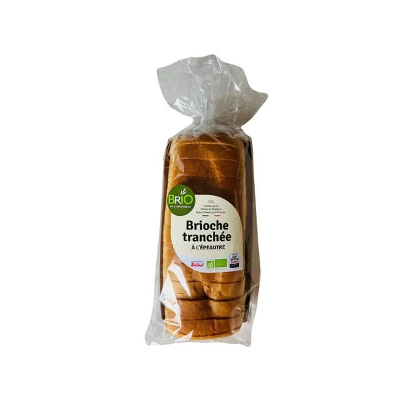 Brioche épeautre vendéenne tranchée 400g