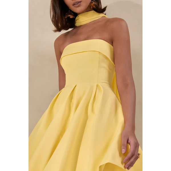 Bruna | Écharpe en chiffon citron