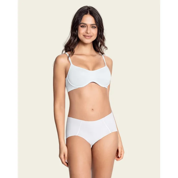 Bustier convertible en dentelle à demi-bonnets