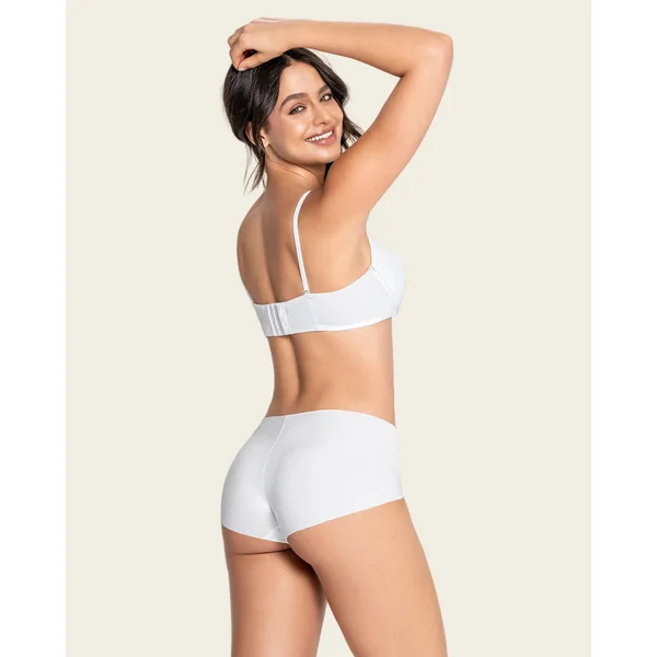 Bustier convertible en dentelle à demi-bonnets