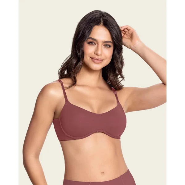 Bustier convertible en dentelle à demi-bonnets