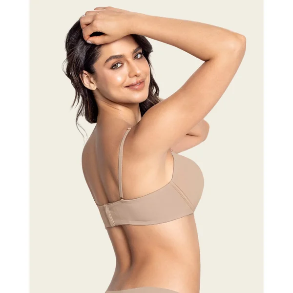 Bustier convertible en dentelle à demi-bonnets