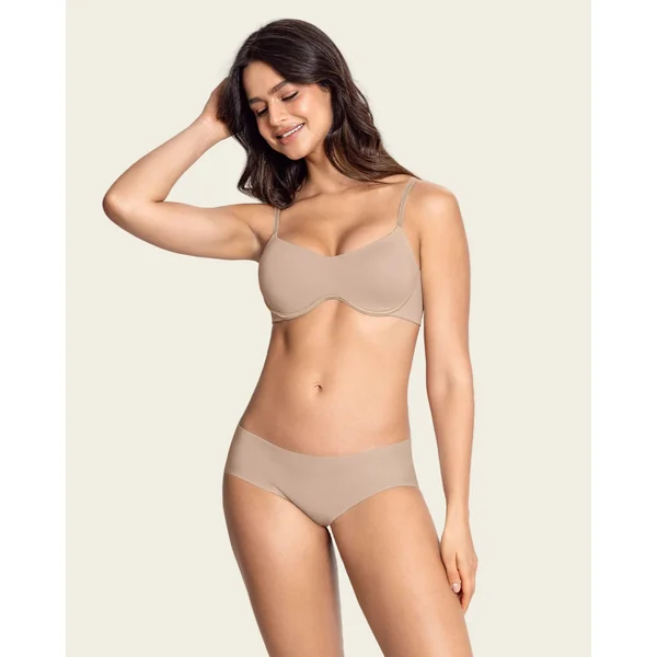 Bustier convertible en dentelle à demi-bonnets