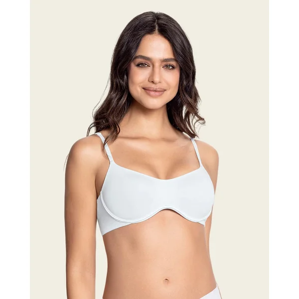 Bustier convertible en dentelle à demi-bonnets